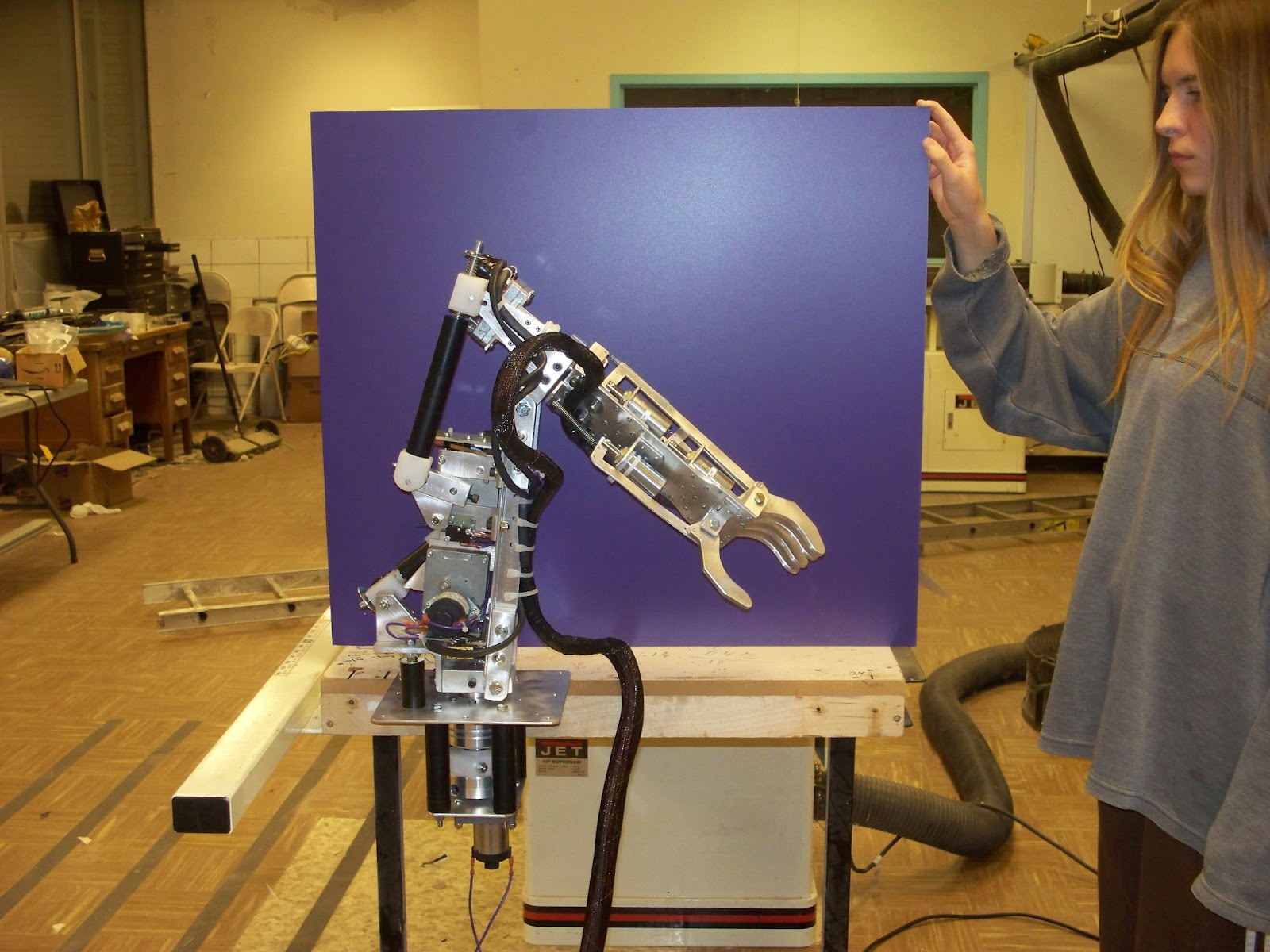 Hand Gesture Controlled Robotic Arm