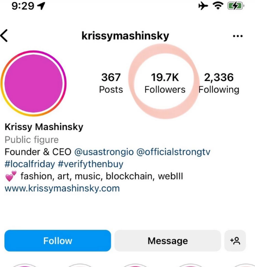 Krissy Mashinsky Instagram