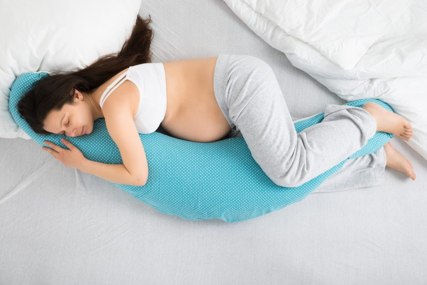 Body pillows support pregnant women and are sometimes specifically designed for them