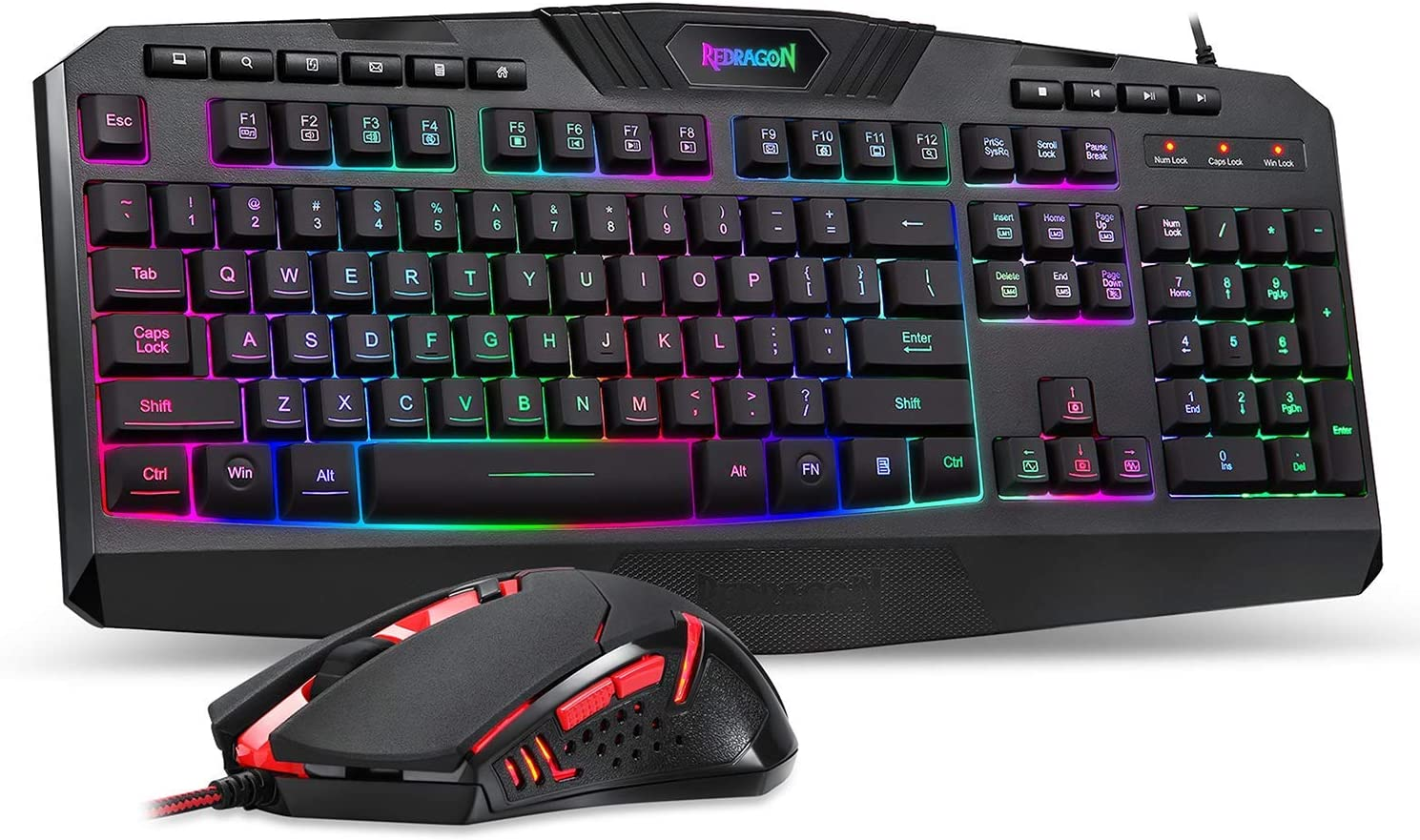 When opting for an external gaming keyboard to use with your laptop, consider a keyboard and mouse combo.