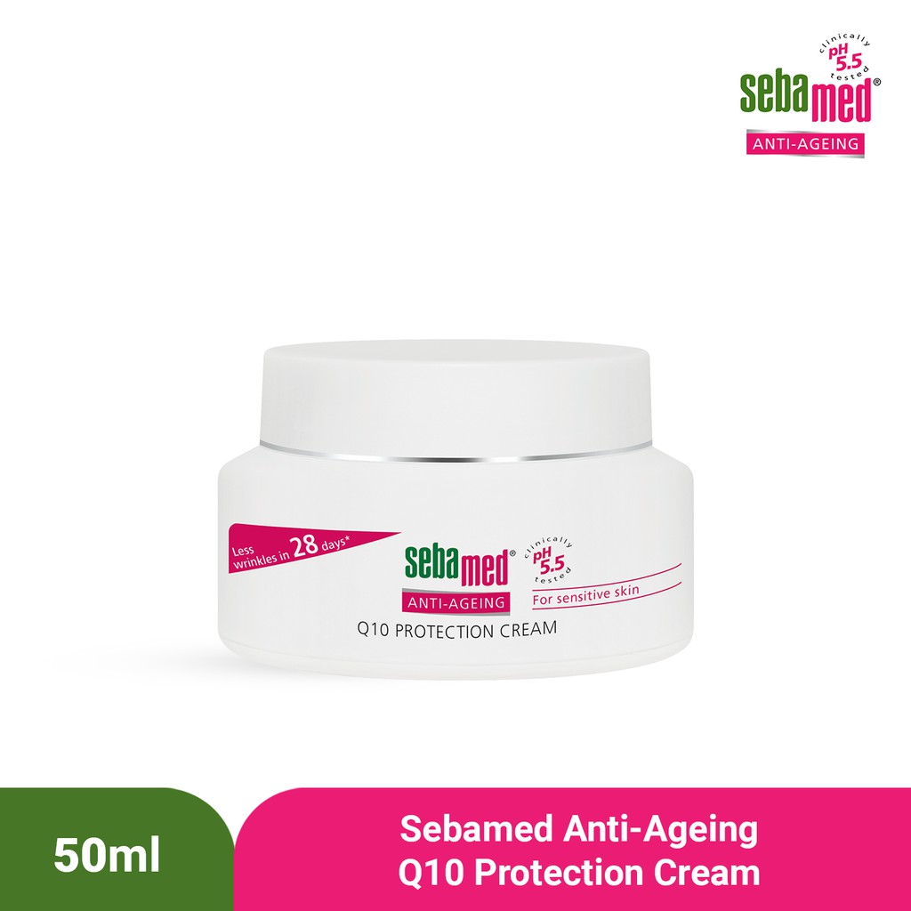 ebamed Anti-Ageing Protection Cream sangat cocok untuk pemilik kulit sensitif karena tidak mengandung retinol.