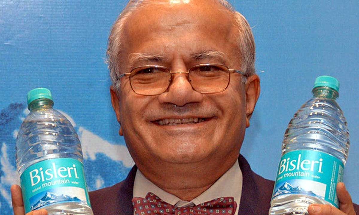 Ramesh Chauhan, chairman of Bisleri group