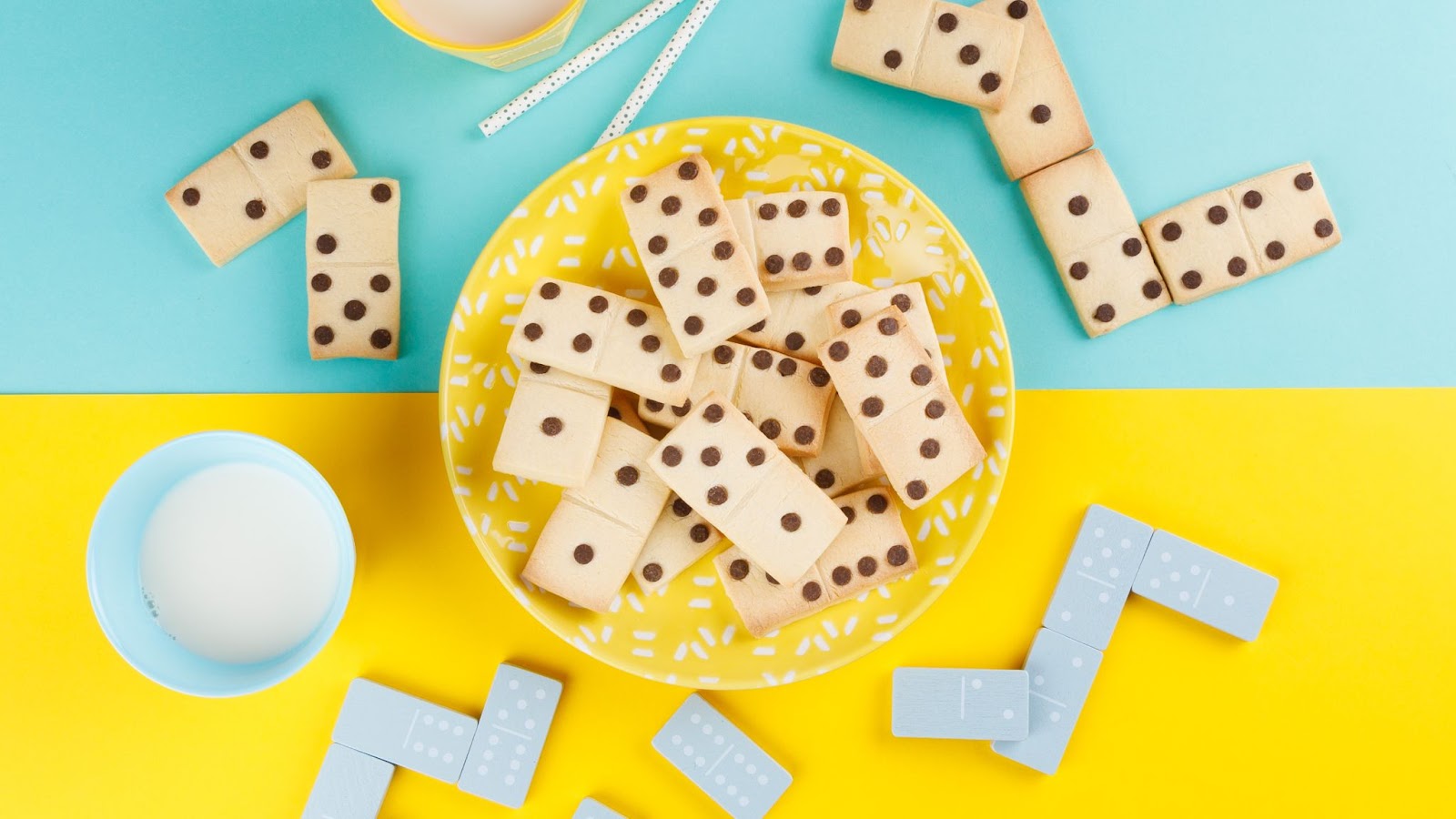  Recette des biscuits sablés dominos aux pépites de chocolat de Chefclub Kids et Quitoque