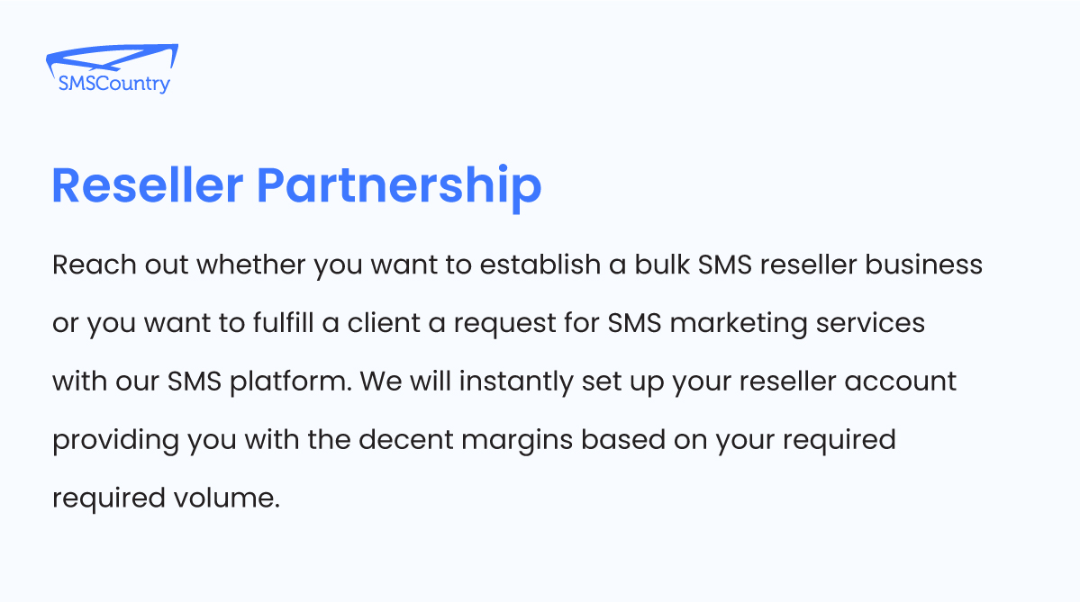 SMSCountry SMS reseller program