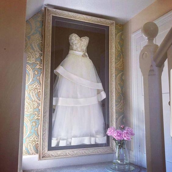 how to preserve wedding dress: a wedding dress