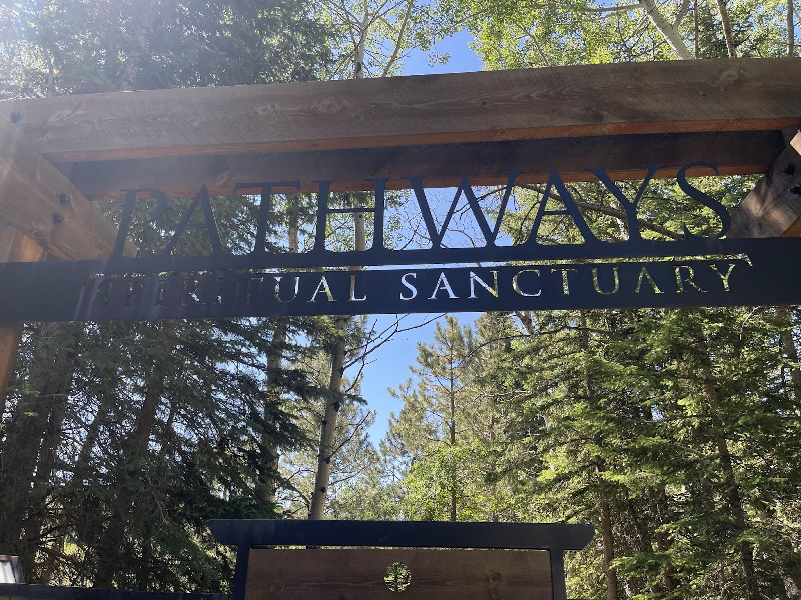 Pathways Spritual Sanctuary overlooking the Black Hills
