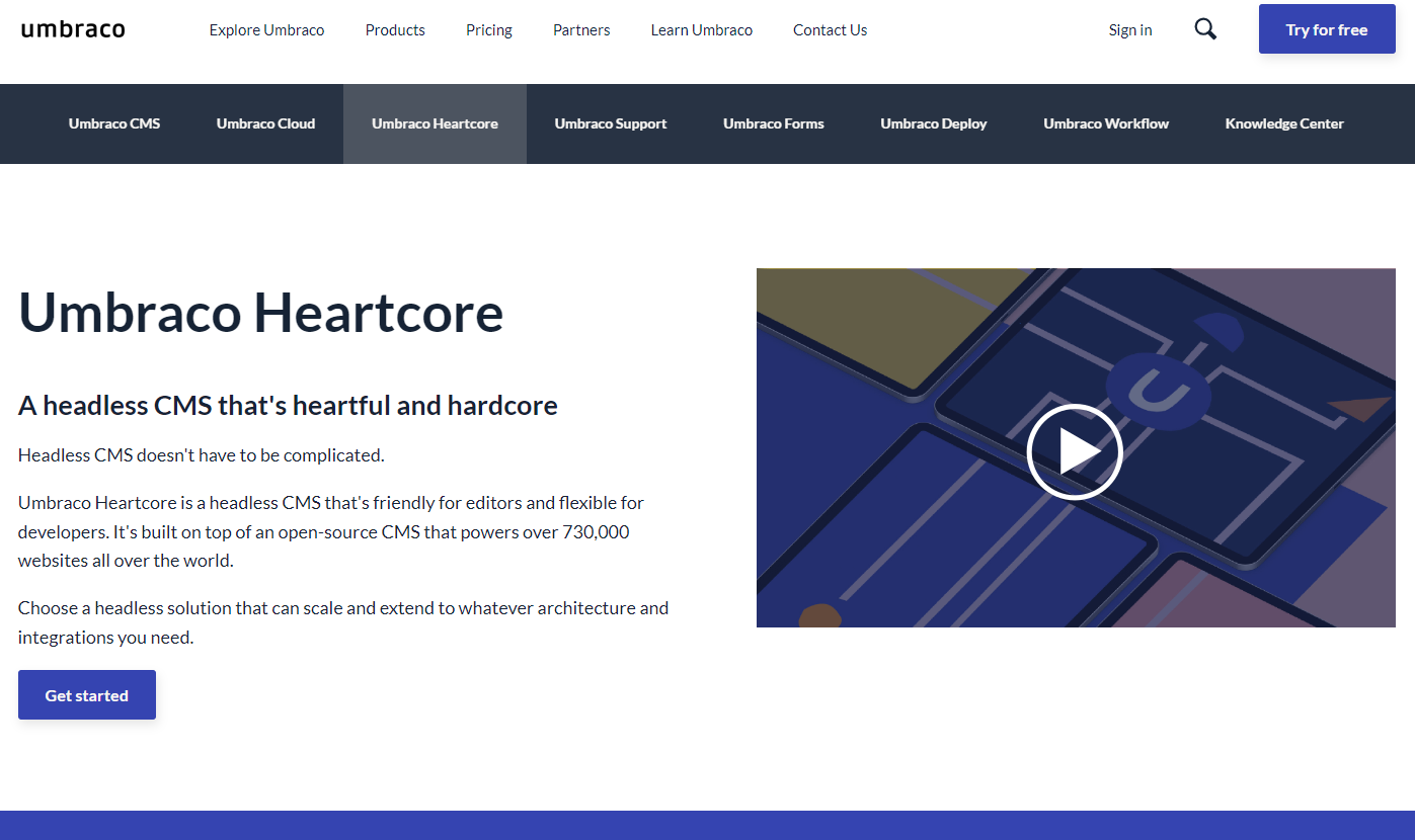 Umbraco Heartcore