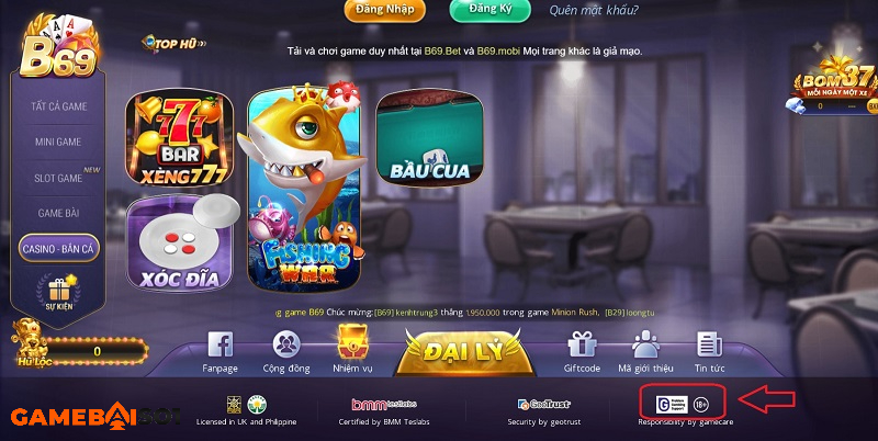 qui định tại b69 bet