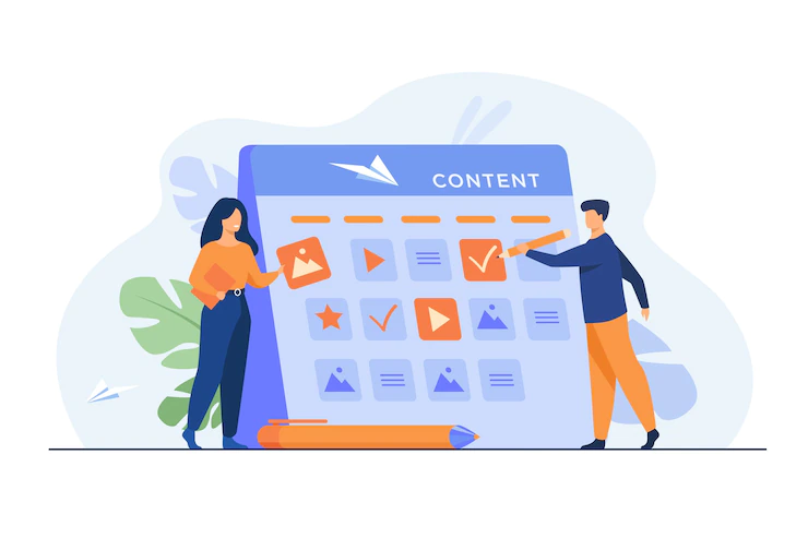 marketing strategy - content calendar