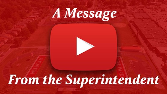 Message from Superintendent