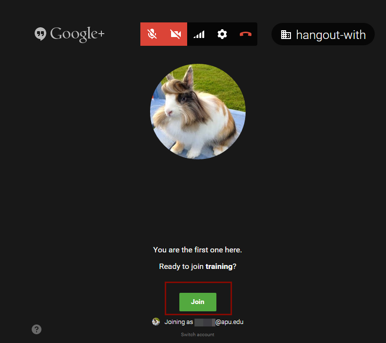 How to join a Google Hangout meeting - support.apu.edu