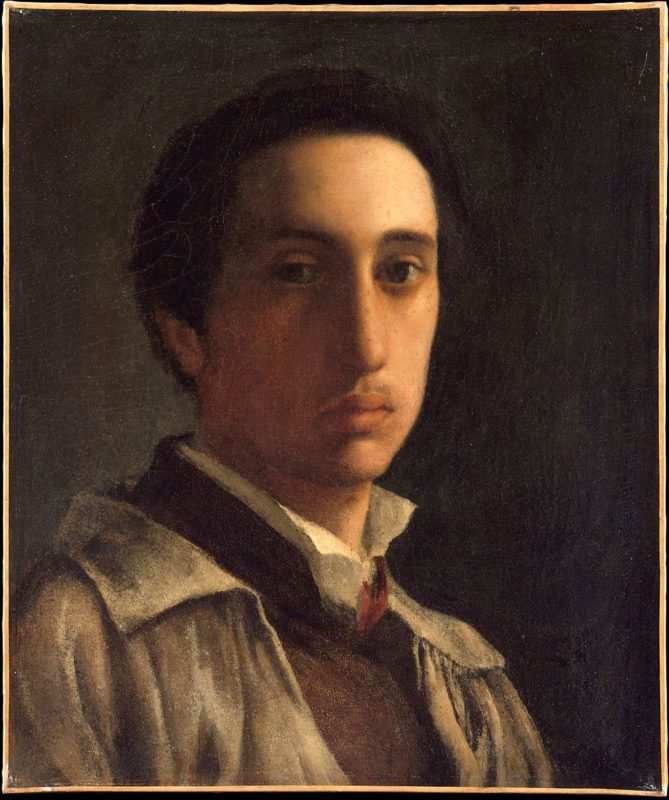 edgar degas self portrait