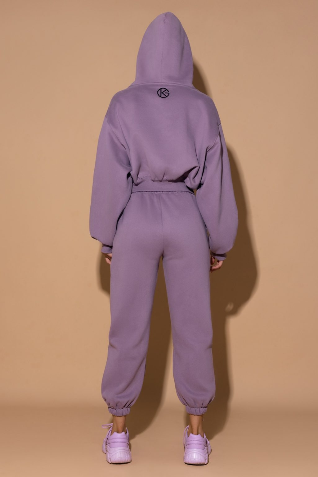 Airport Fit Picks - Travel In Style - Kate Galliano Activewear - kg dark mauve tracksuit