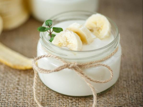 Image result for banana yogurt