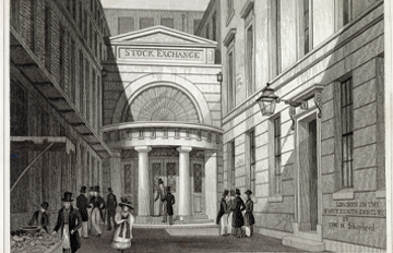 La bolsa de valores de Londres en el siglo XIX