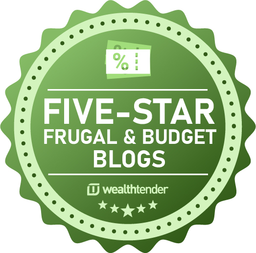 Five Star Frugal & Budget Blogs Badge