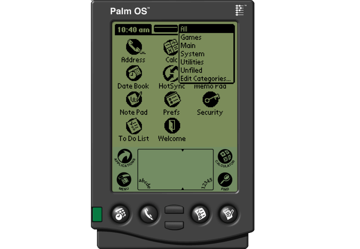 Palm OS (Photo: UX Collective)