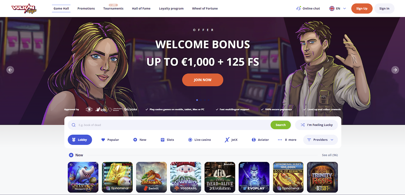 VulkanVegas Casino 