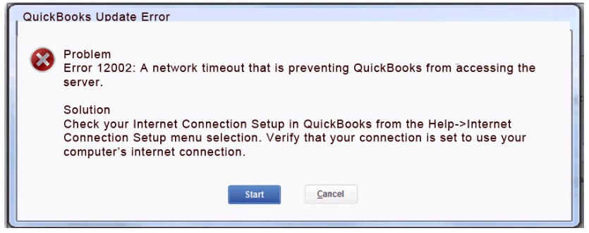 quickbooks payroll update error 12002