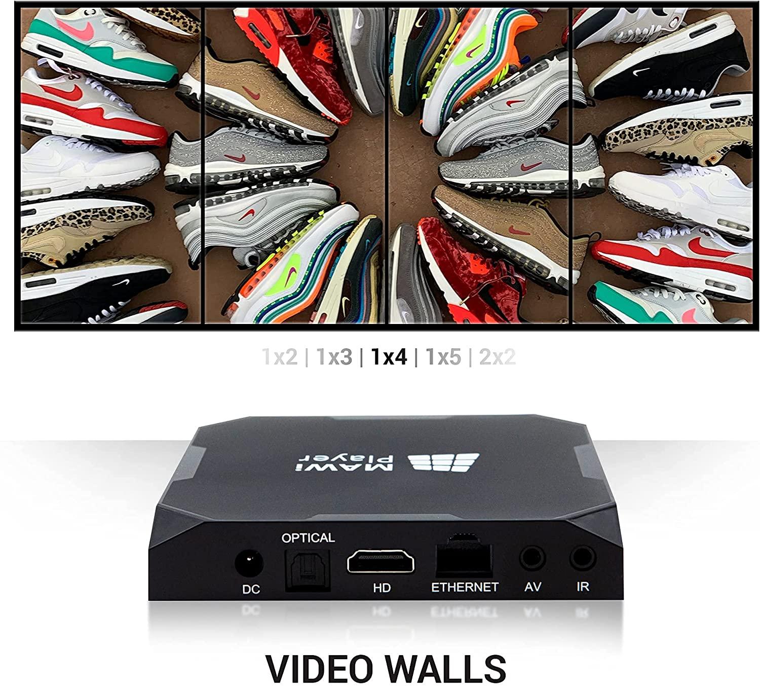 A video wall needs a digital signage player. Source: ubuy