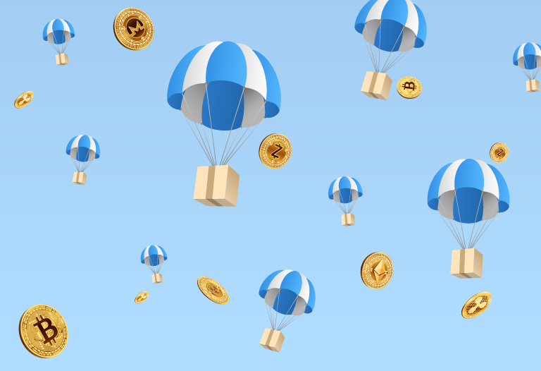 Blog - Crypto Airdrop Graphic