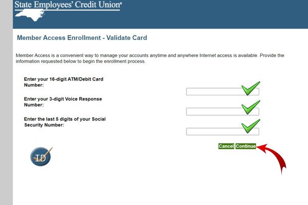 enrollment with state employees credit union