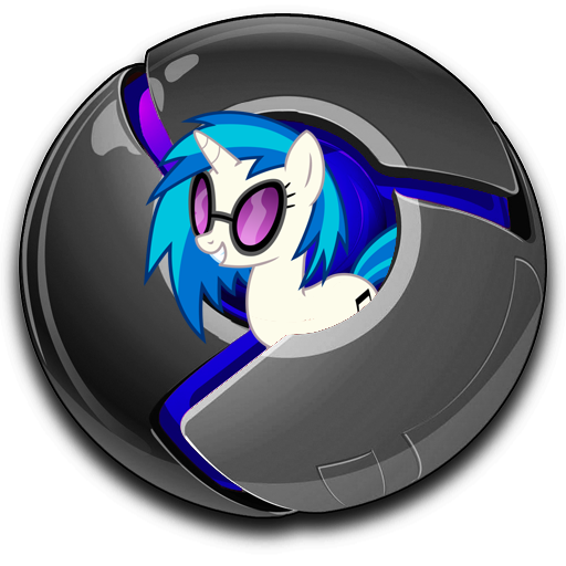 Vinyl Scratch Chrome icon by