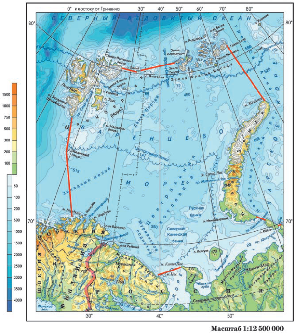 Атлас погоды для выполнения гидрографических работ в Арктике на примереБаренцева моря - Российская Арктика