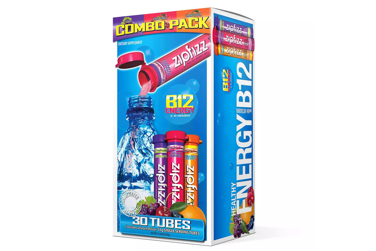 Zipfizz combo pack with 30 tubes.