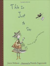 Image result for this is just to say book