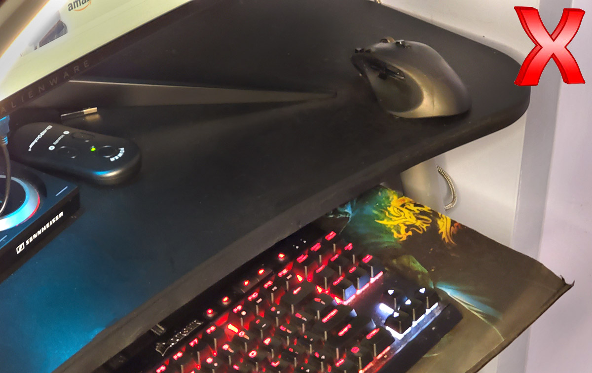 Bad mouse alignment