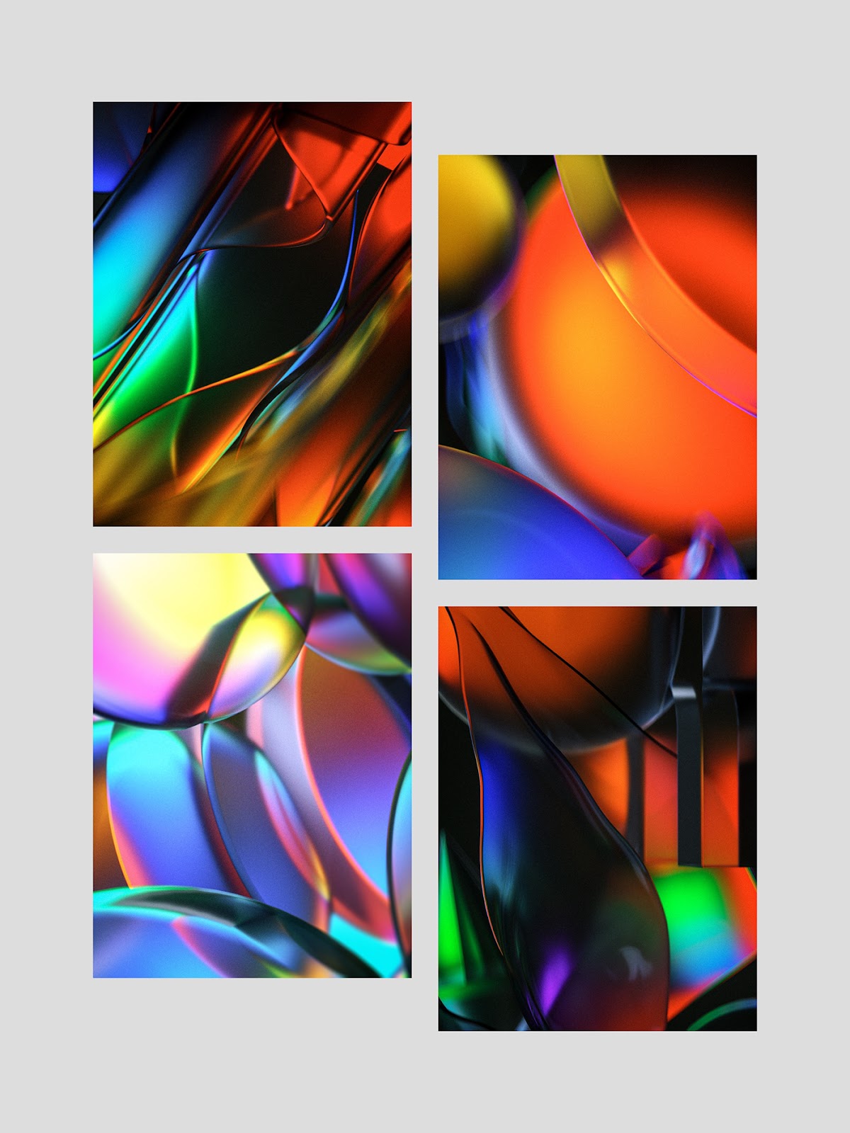 art direction  color Digital Art  graphic design  holographic ILLUSTRATION  octane poster