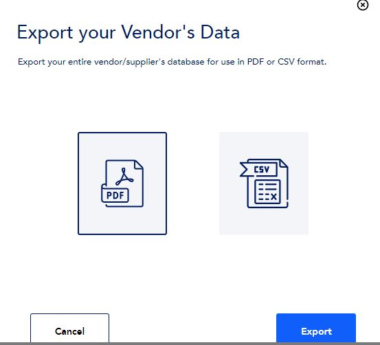 how to add vendors and suppliers