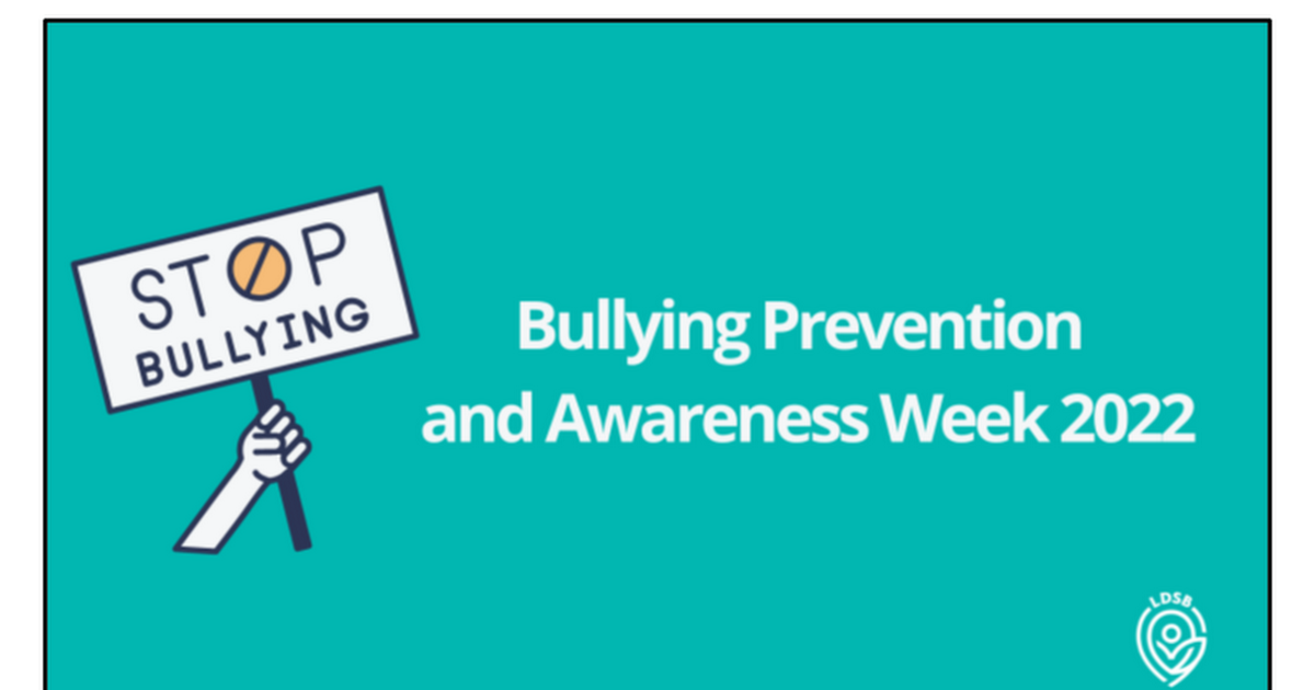 Bullying Awareness and Prevention Week Slides