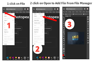 3D Logo Mockup Editing in Photopea