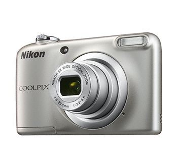 Фотоаппарат NIKON Coolpix A10 Silver с записью видео