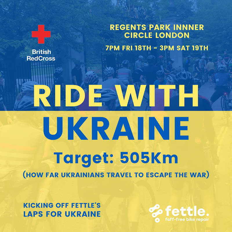 Cycling challenge for Ukraine