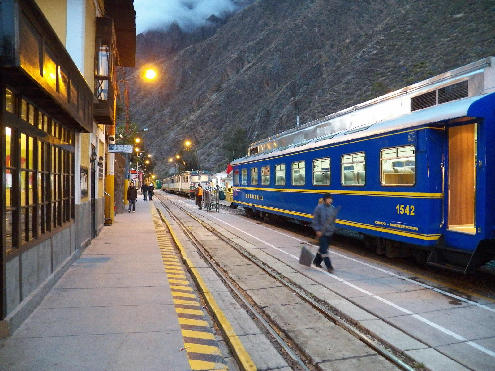 Ollantaytambo train station, Peru