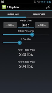 Download 1 Rep Max Calculator apk