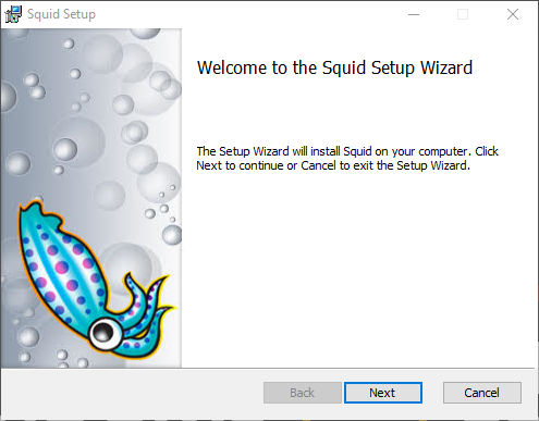 установщик squid