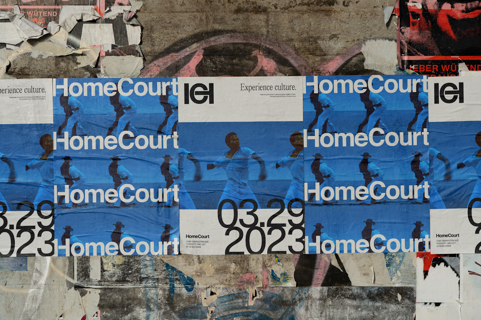 randing and visual identity artifacts for HomeCourt Branding by Mint Brings a New Cultural Hub to Life