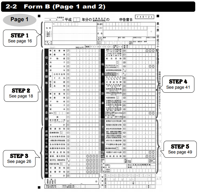 Income Tax Form B