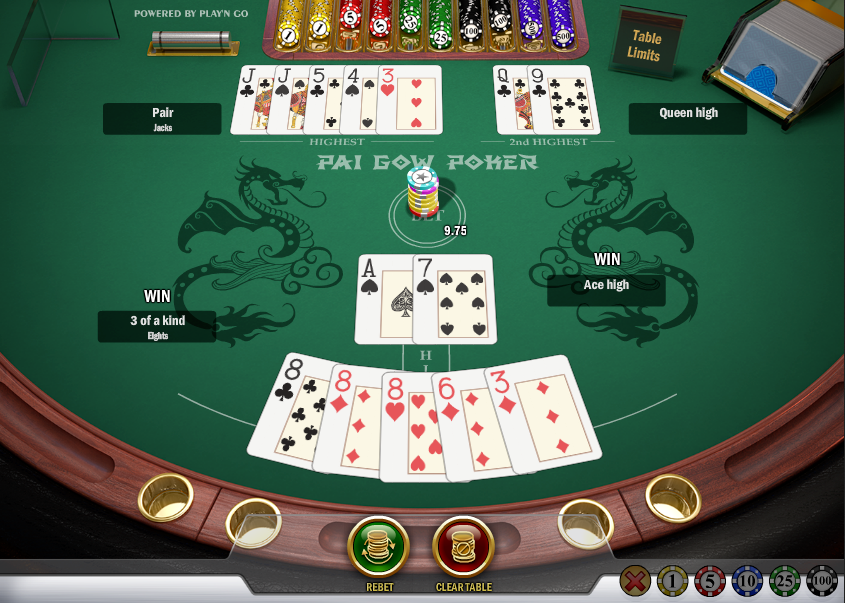 Online Pai Gow Poker Bonus