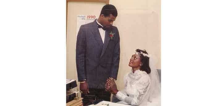 Angela and Milton, 30 years