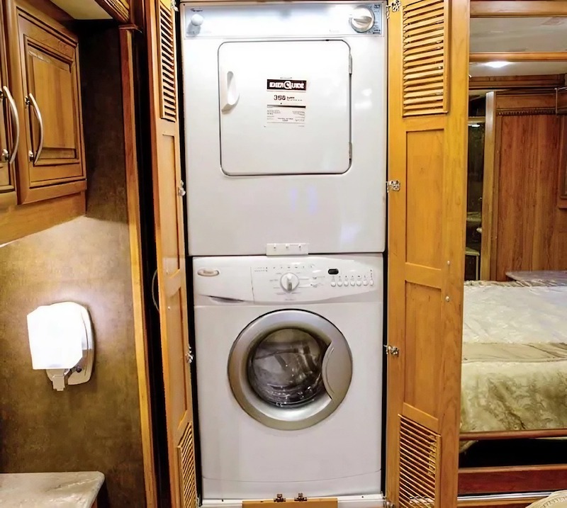 What Type of Washer and Dryer Can Fit in a Travel Trailer Stackable