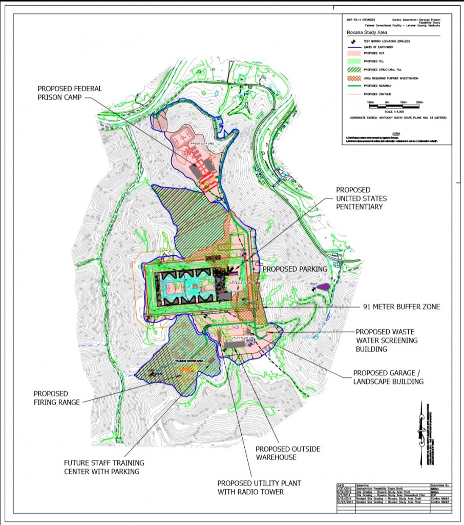 EIS map of roxana site