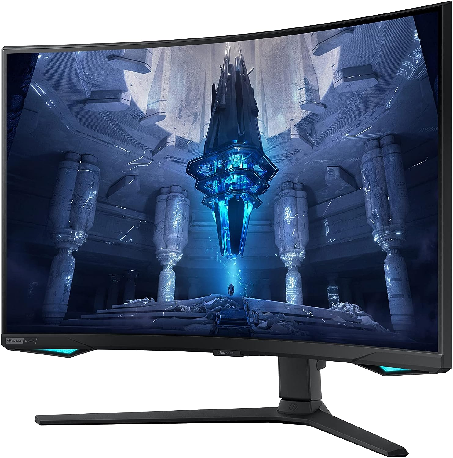 Gaming Monitor Deals - SAMSUNG 32" Odyssey Neo G7 4K UHD 165Hz 1ms G-Sync 1000R Curved Gaming Monitor