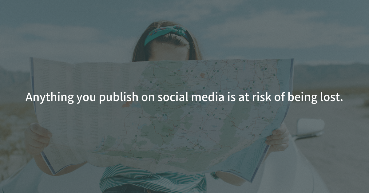 Anything you publish on social media is at risk of being lost | A&M Digital Design