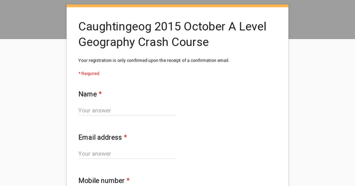 Caughtingeog 2015 June A Level Geography Crash Course