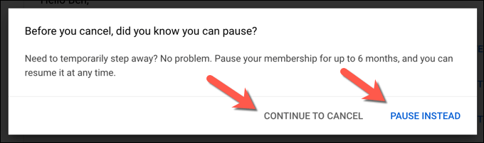 How to Cancel or Pause a YT Premium Subscription
